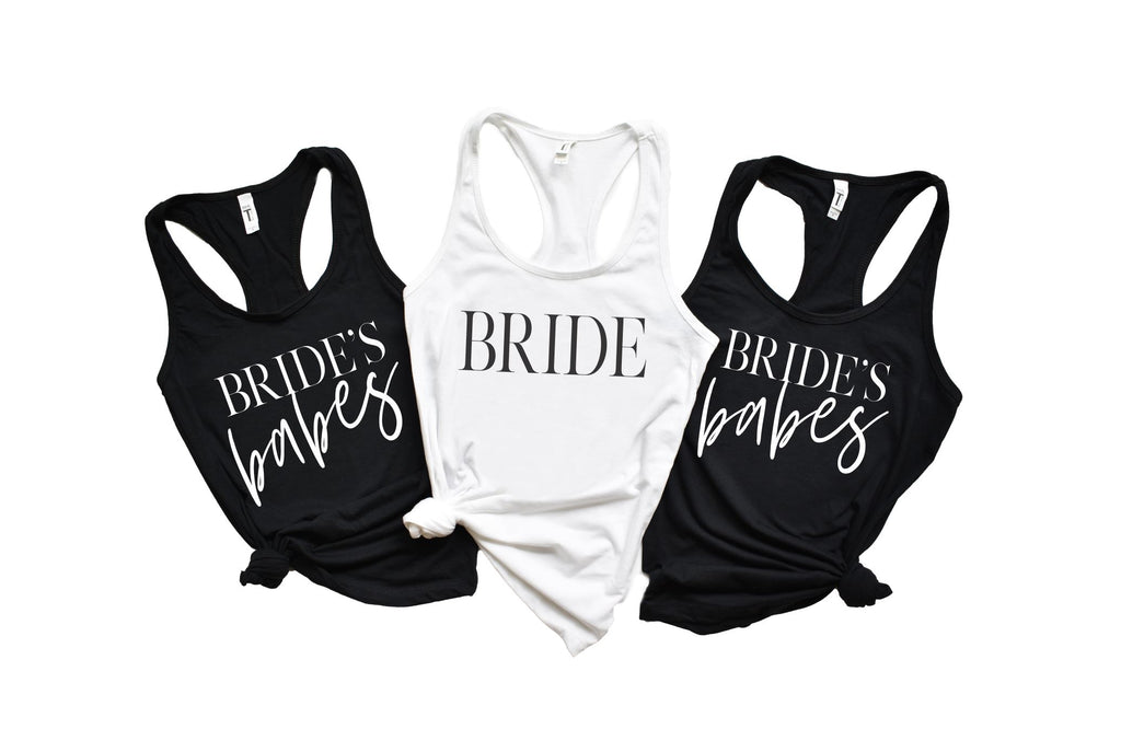 Brides Babes Bridal Party Racerbacks by icecreaMNlove - icecreaMNlove