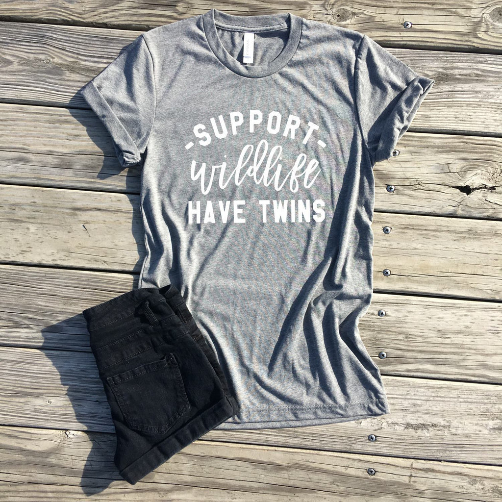 support wildlife have twins shirt by icecreaMNlove - icecreaMNlove