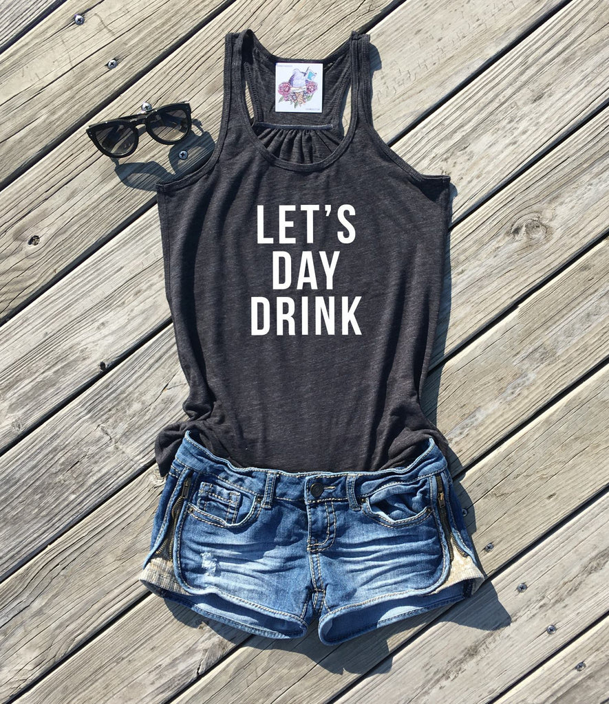 lets day drink tank top by icecreaMNlove - icecreaMNlove