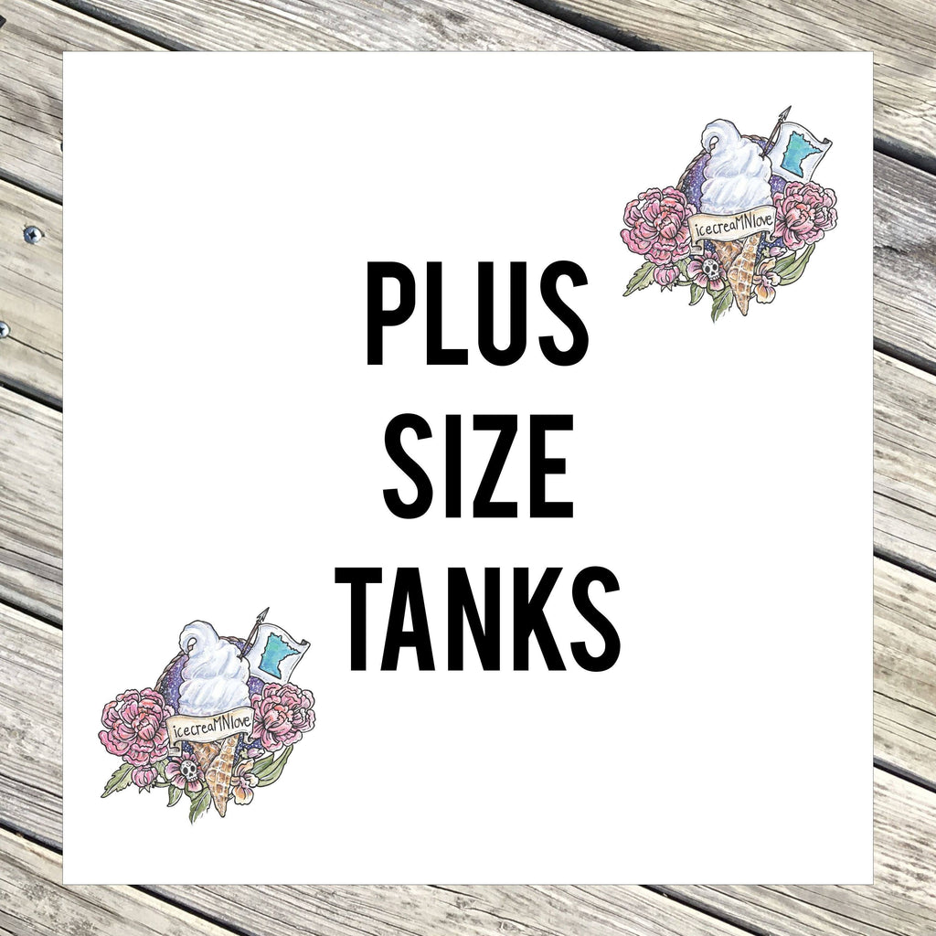 Tanks - plus size tanks - icecreaMNlove