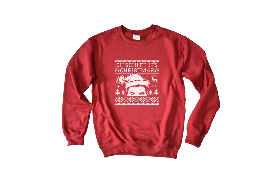 oh schitt its christmas shirt, funny christmas shirts, ugly christmas sweater party shirts OSCHITT icecreaMNlove 