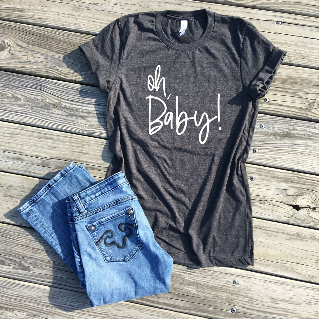 SALE - oh baby pregnancy reveal shirts - icecreaMNlove